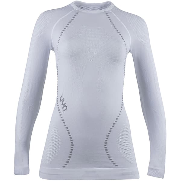 T-shirt thermique UYN LADY AMBITYON UW SHIRT LG SL OPTICAL WHITE/WHITE/PEARL GREY