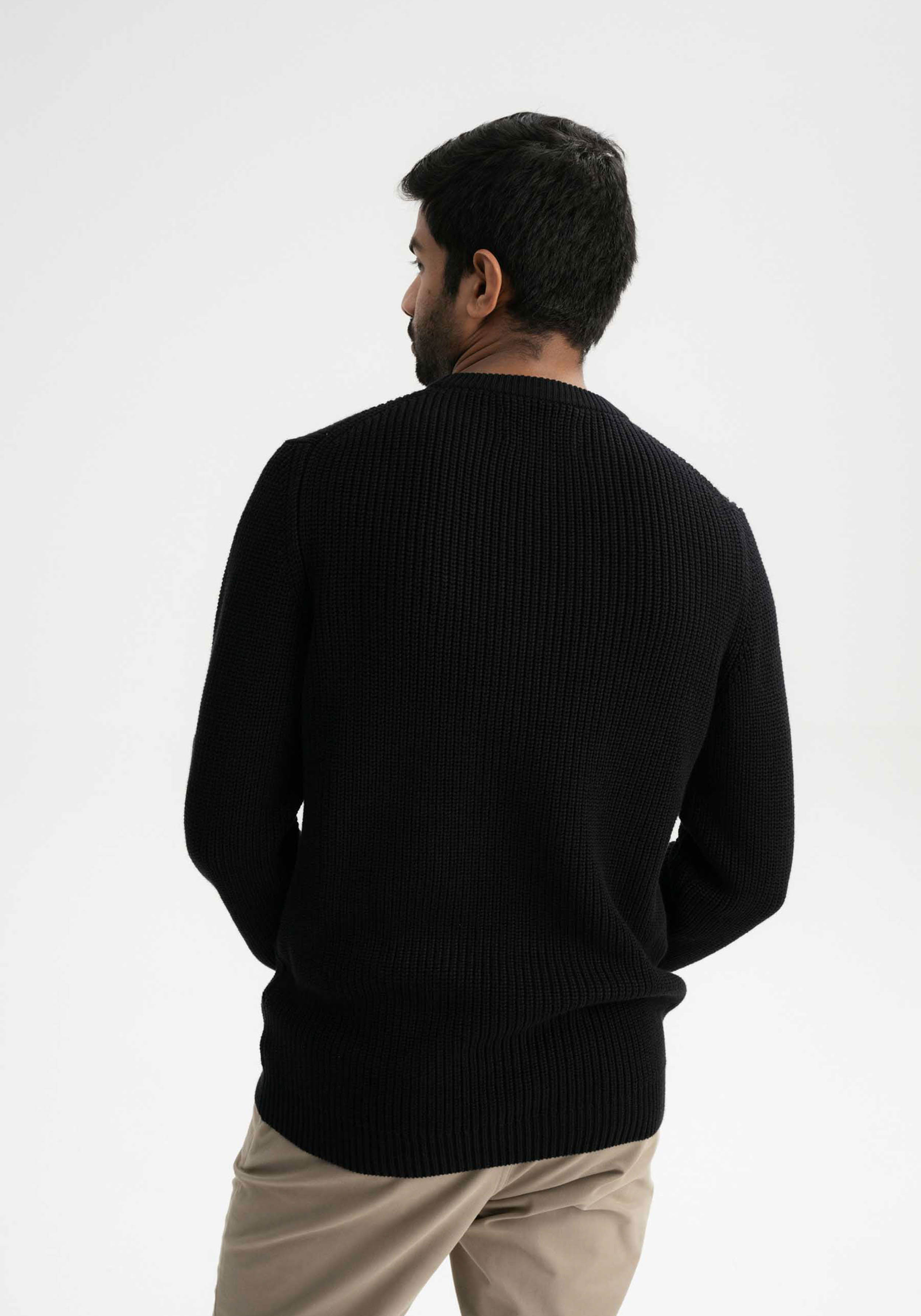 Mela Strickpullover Ravi Schwarz