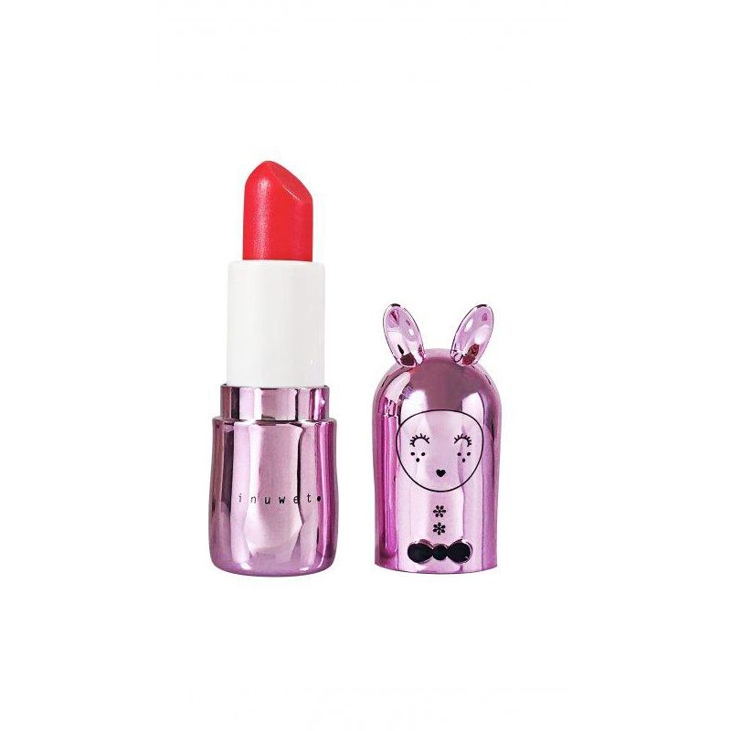 Baume à lèvres rose clair sorbet framboise collection métal Inuwet