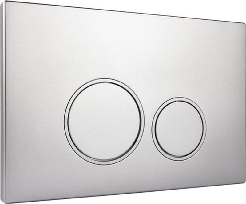 OUTLET Bedieningsplaat StarBlueDisc Doppio 25 TBV Geberit UP100 UP320 Mat Chroom