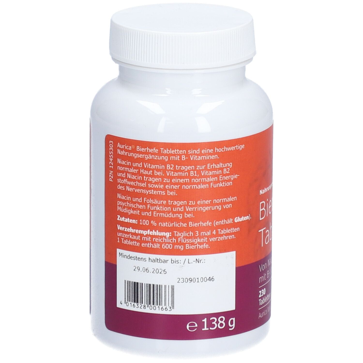Aurica® Bierhefe Tabletten