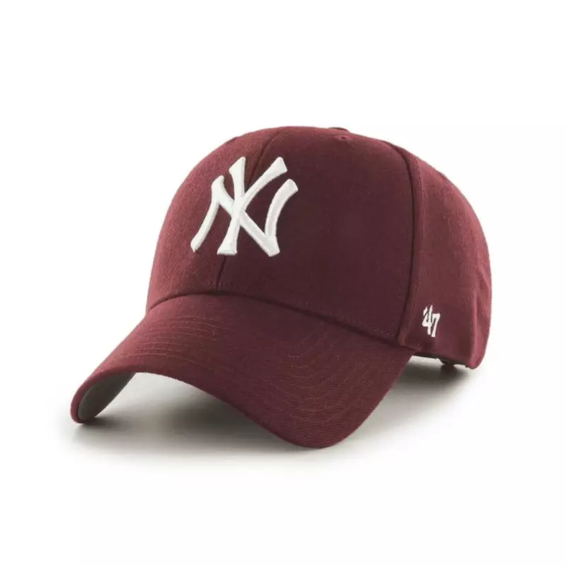 Casquette 47 BRAND Mlb New York Yankees MvpMaroon Rouge