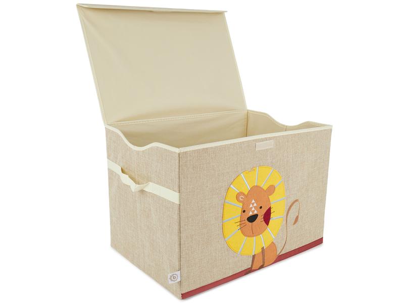 bieco Spielzeugbox Löwe 36 x 36 x 51 cm Aufbewahrungsbox mit Deckel