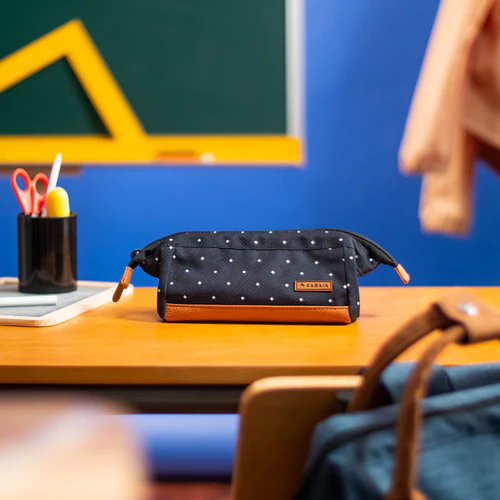 Trousse école Lombard Street bleu marine