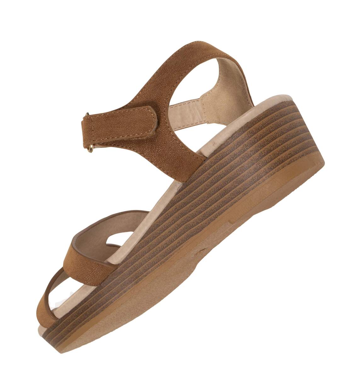 Isotoner Sandales femme confort nubuck