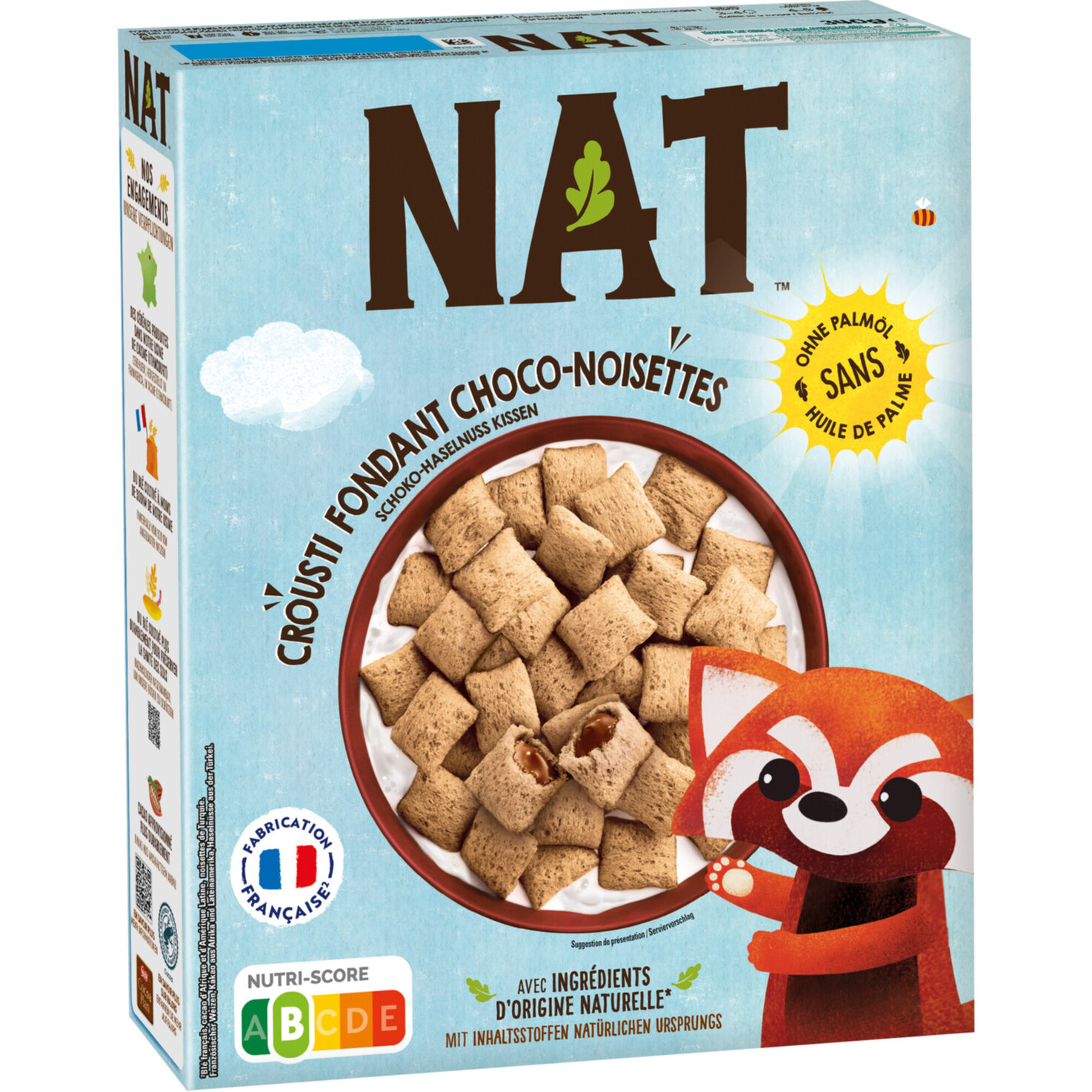NAT Schoko-Haselnuss Kissen