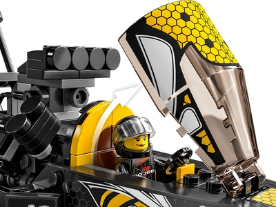 LEGO Mopar Dodge//SRT Top Fuel Dragster en 1970 Dodge Challenger T/A (76904)