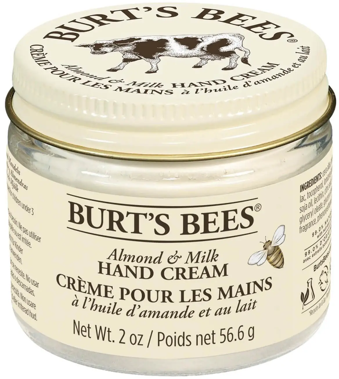 Burt's Bees  Almond Milk Beeswax Hand Cream, 57 g