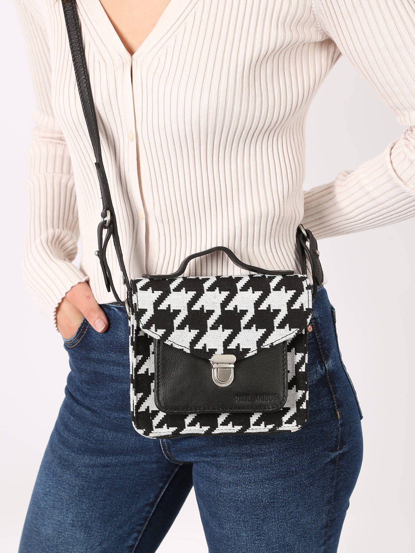 Sac bandoulire Mlle George XS Allure cuir PAUL MARIUS