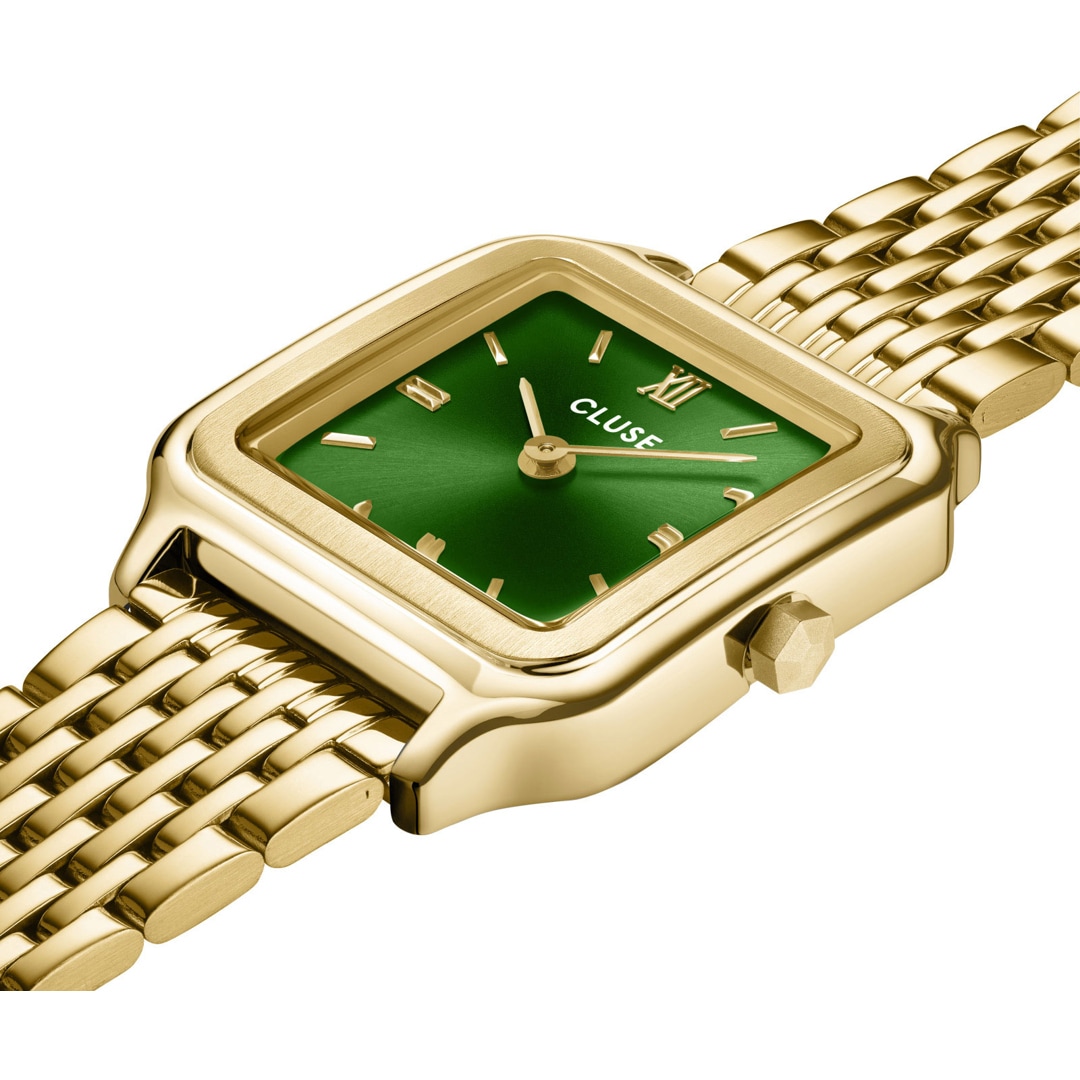 Cluse Gracieuse Petite Double Steel Forest Green / Gold Colour