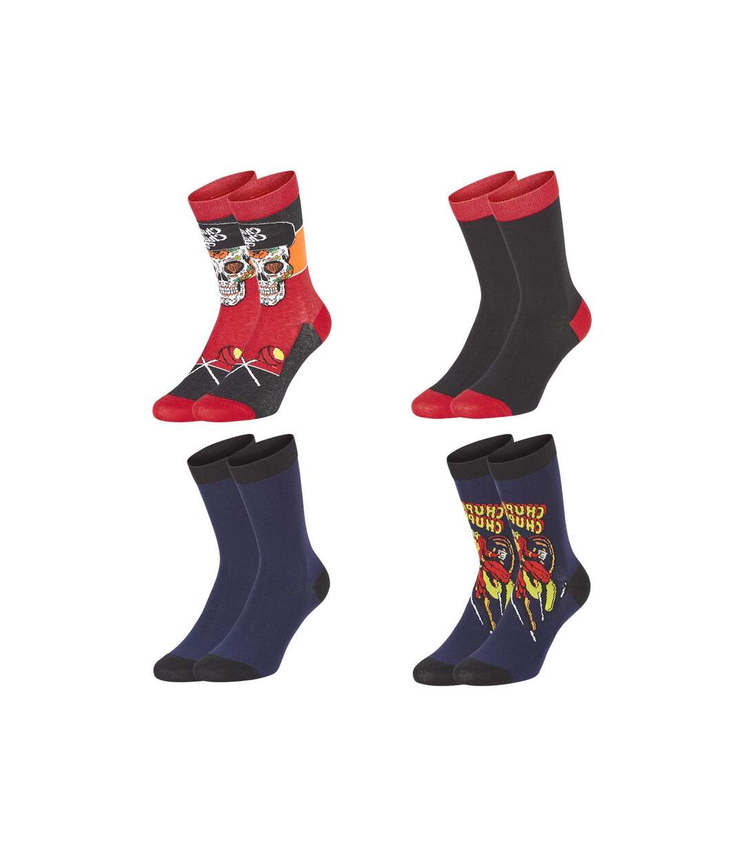 Lot de 8 paires de chaussettes Chupa Chups Homme
