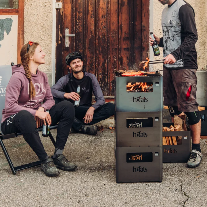 höfats - Beer Box Feuerkorb, schwarz