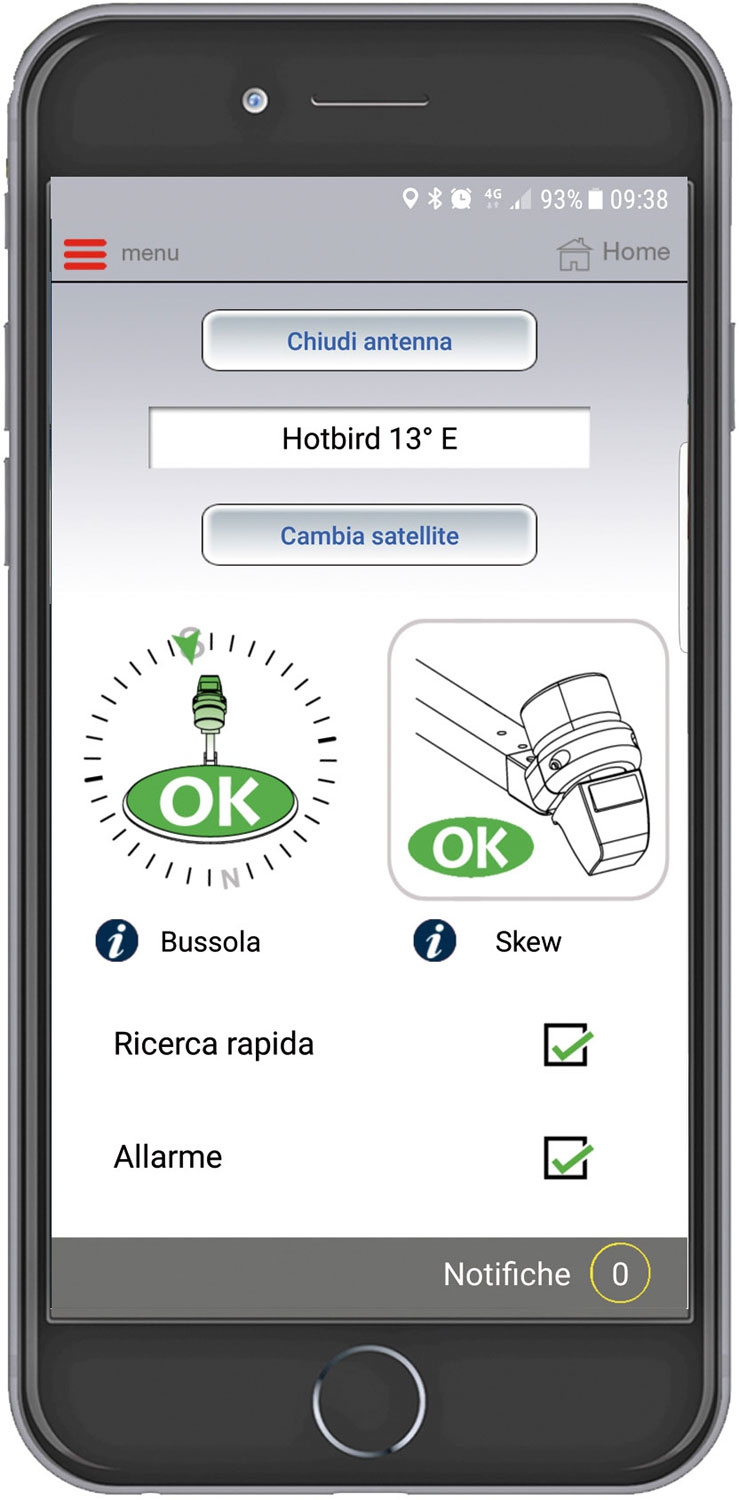 Teleco Activsat Smart Vollautomatische Sat-Anlage 85 cm (Single LNB)
