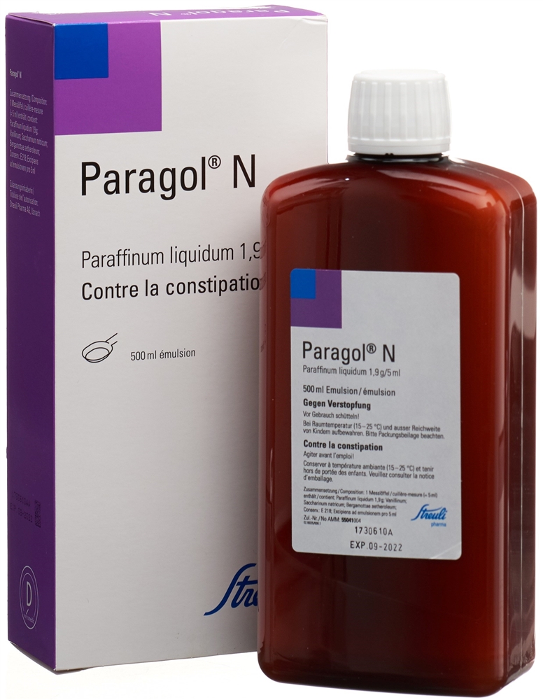 PARAGOL N Emuls Fl 500 ml<br>500 ml, Flasche, Emulsion zum Einnehmen
