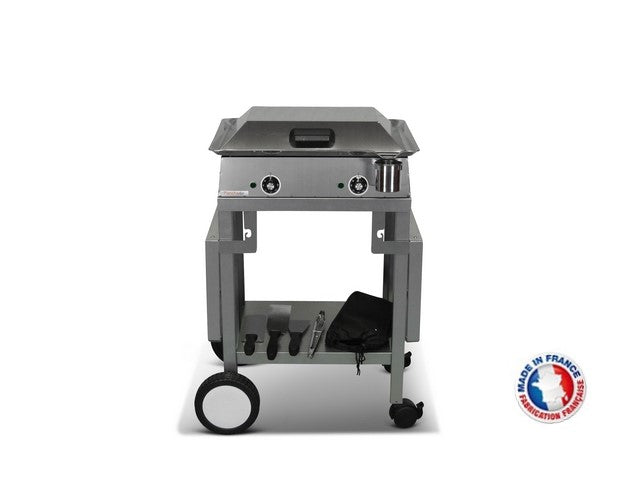 Pack plancha électrique PlanchaElec Classic 600 Inox - Chariot Monceau