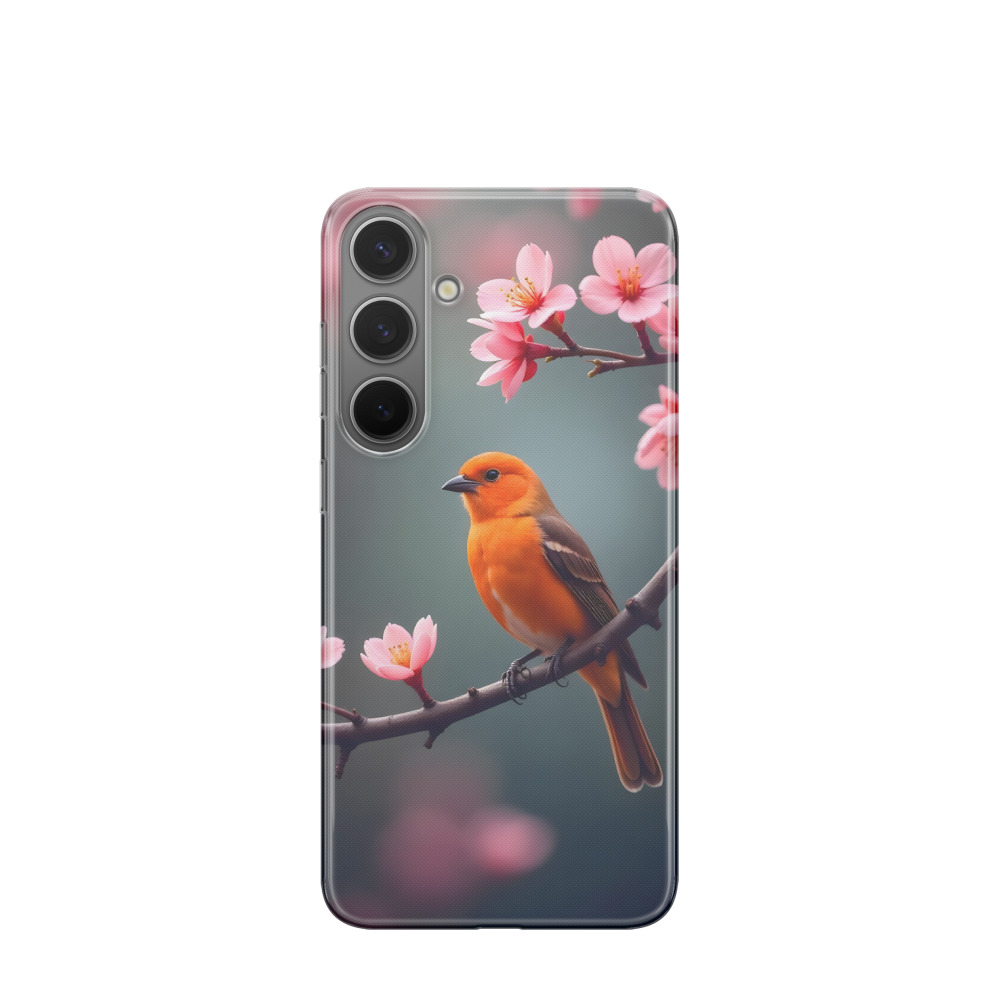 Samsung Galaxy S24 Plus Gummi Hülle Frühlingsbote - Versch. Farben