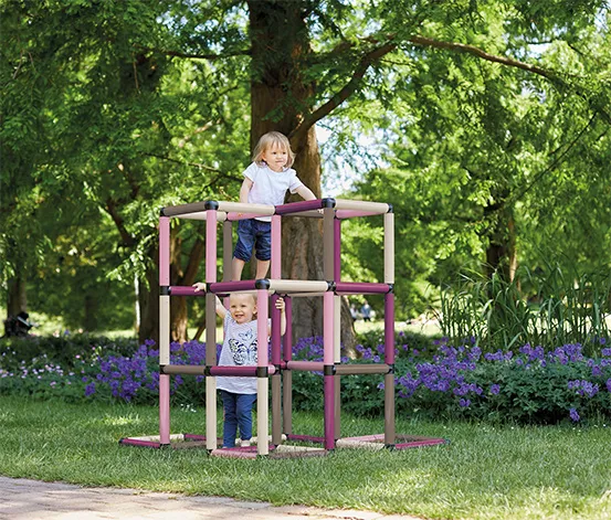 Quadro-Home-KLETTERPYRAMIDE, berry