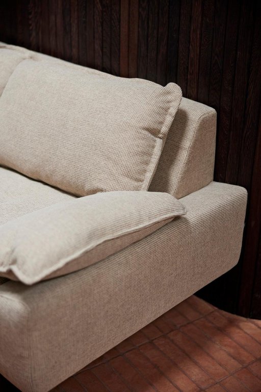 HKliving Retro bank 4-zits beige