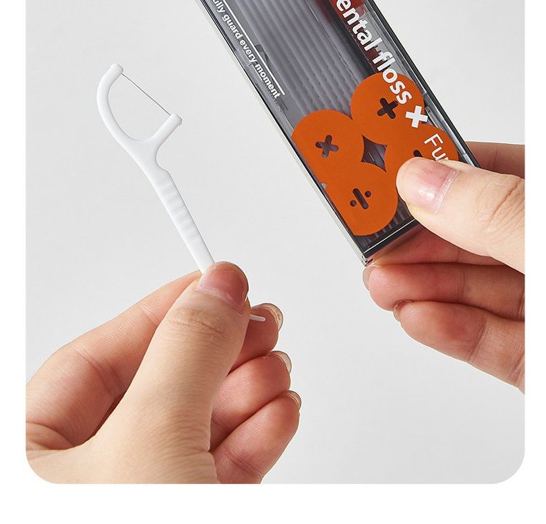 Worthbuy - Wegwerpbare plastic tandzijde / doos / set (verschillende ontwerpen)