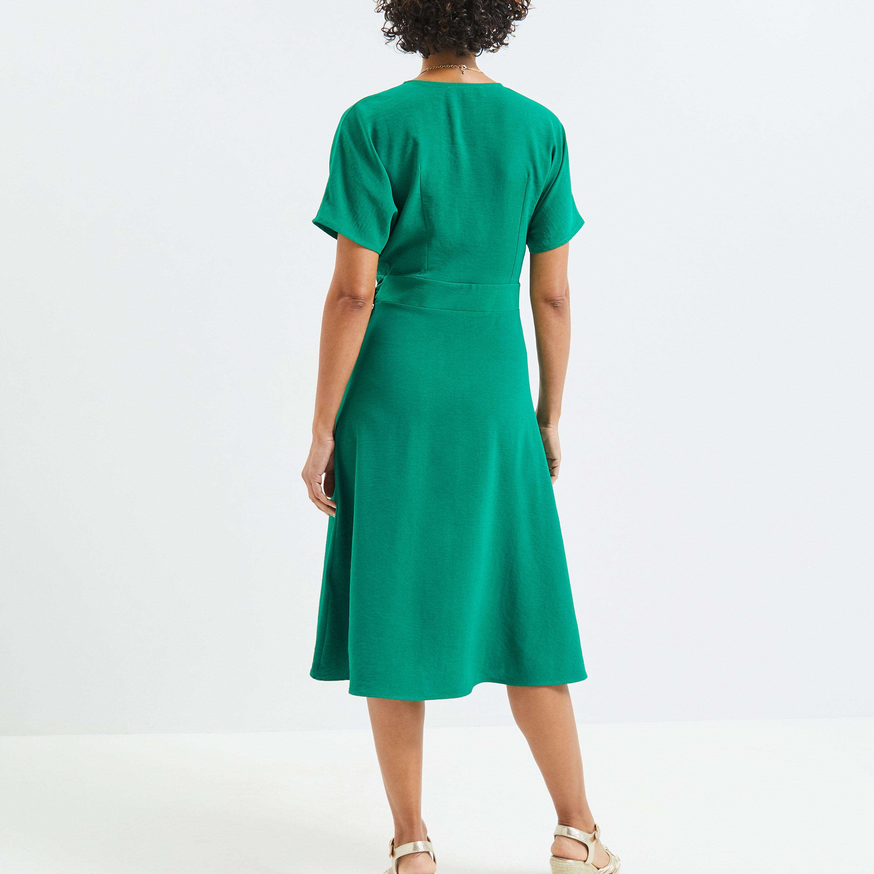 Robe porte feuille femme - VERT