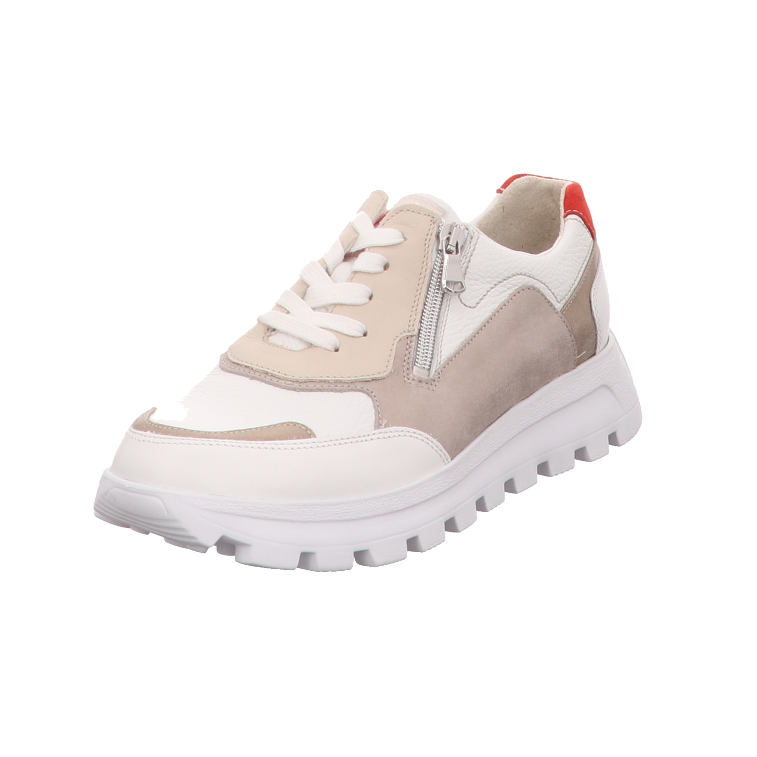 Waldläufer Sneaker bunt weiss/weiss kombi