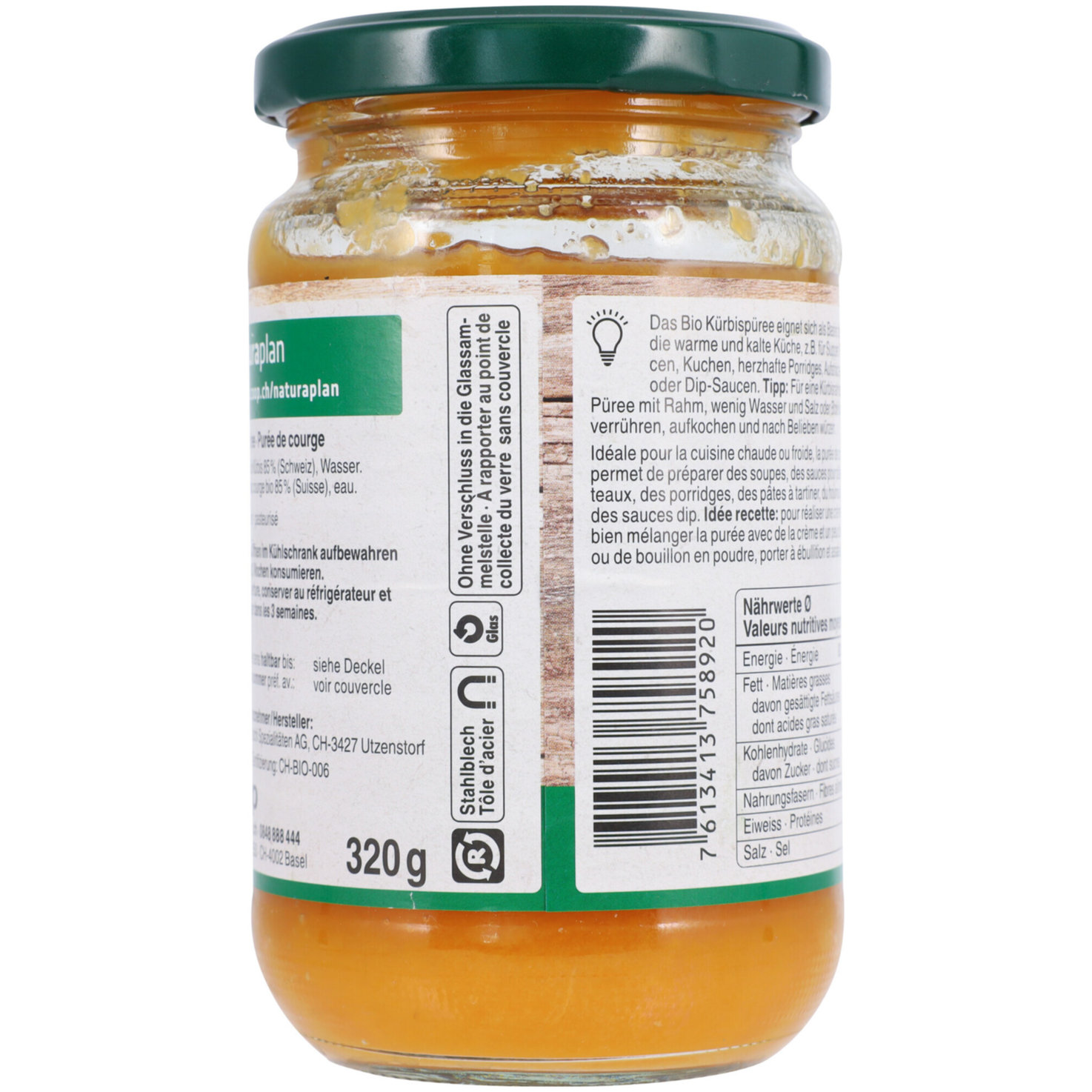 Naturaplan Bio Kürbispüree