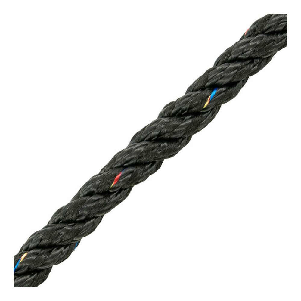 FORTØYNINGSLINE POLYROPES STORM Ø16MMX10M SVART