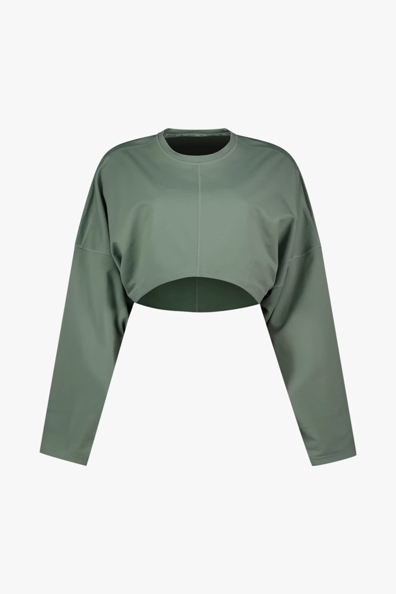 adidas Performance Yoga Studio Cropped Damen Pullover