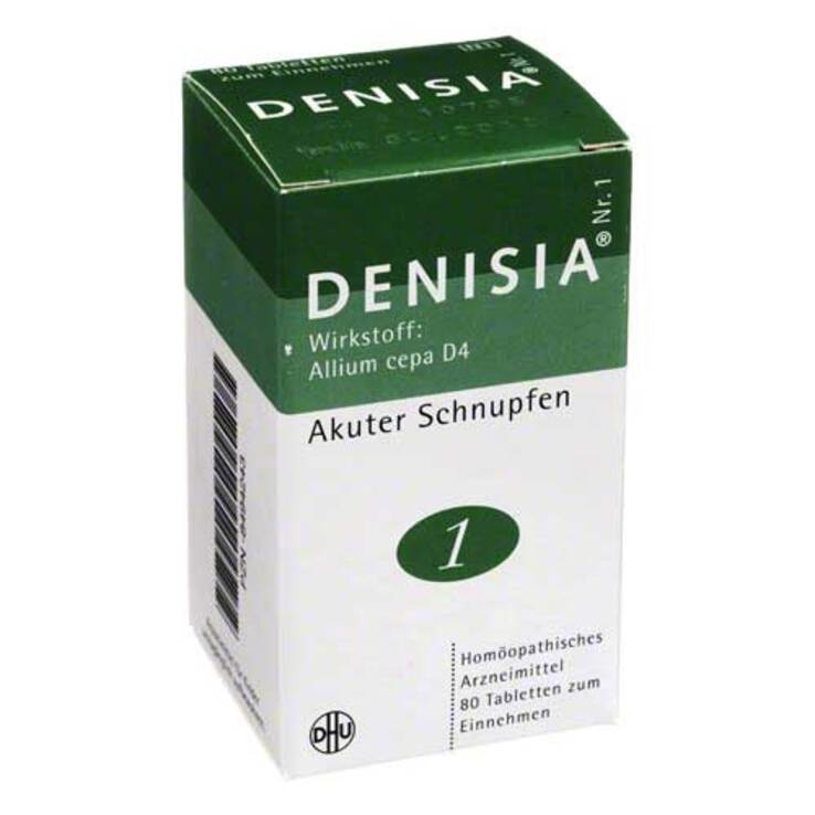 DHU Denisia 1 Schnupfen Tabletten, 80 St