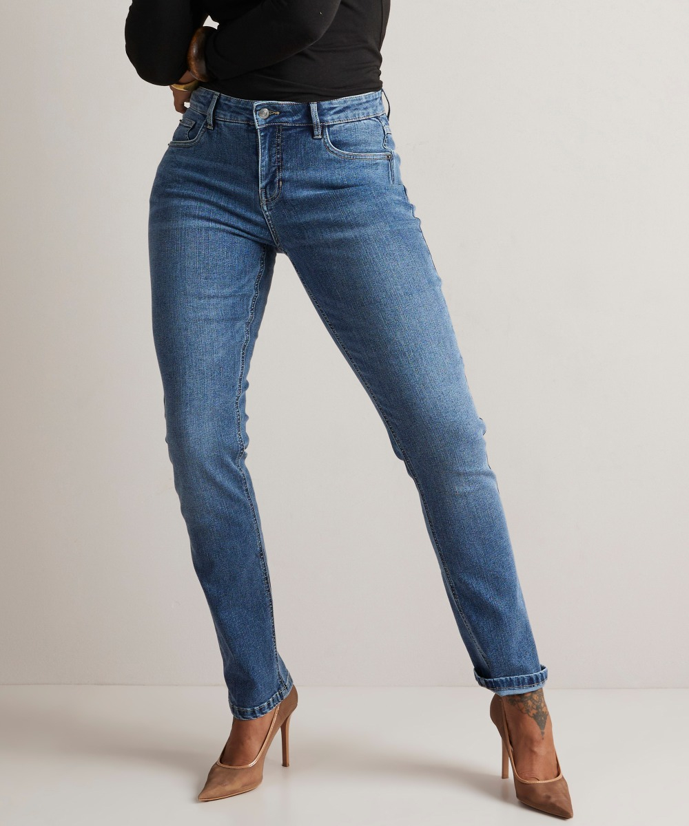 regular fit stretch jeans - mia