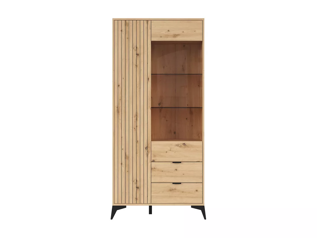 Vaisselier 2 portes 2 tiroirs Mao Bois