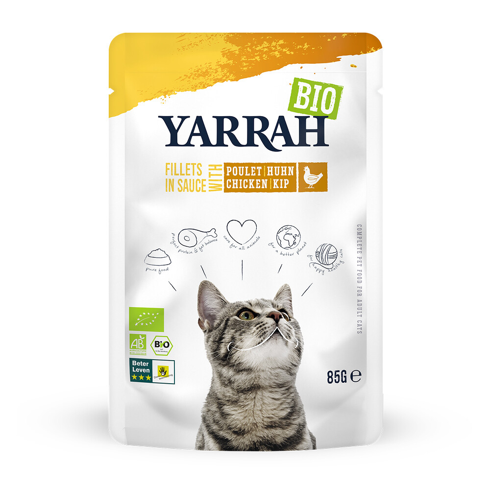 Yarrah Bio Kattenvoer Kip85 gr