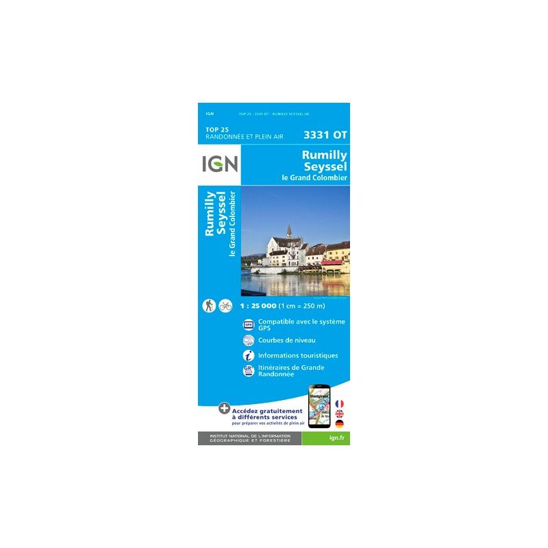 Rumilly - Carte topographique