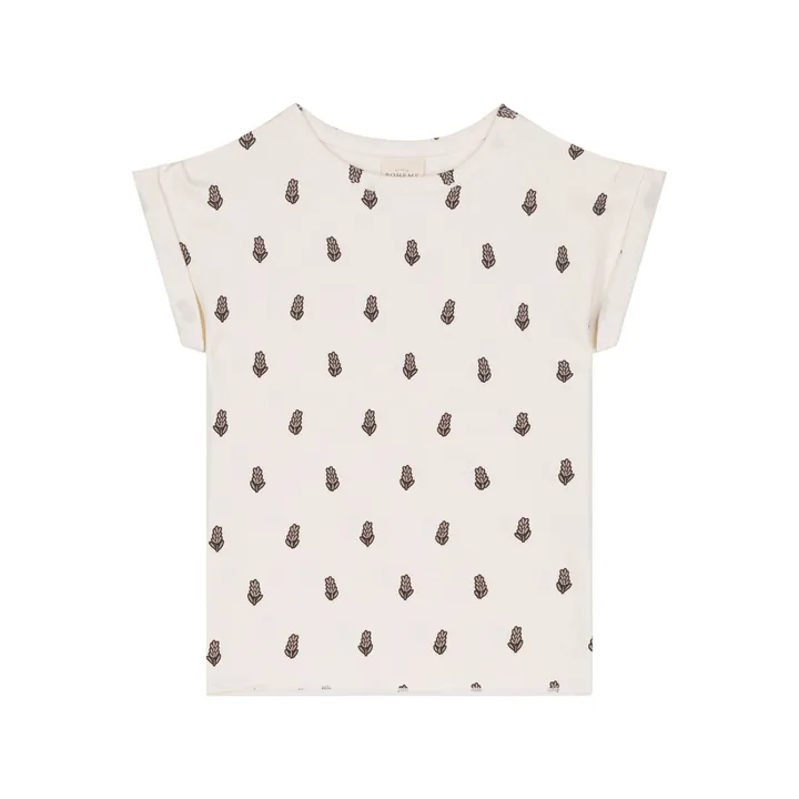 Studio Bohème T-shirt Bama Lavande | Ecru