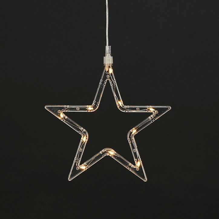 Etoiles lumineuses LED blanc intérieur L.1,7 m (x 3)
