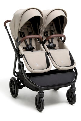 Beemoo Pro Twin 2 Søskenvogn, Latte Beige
