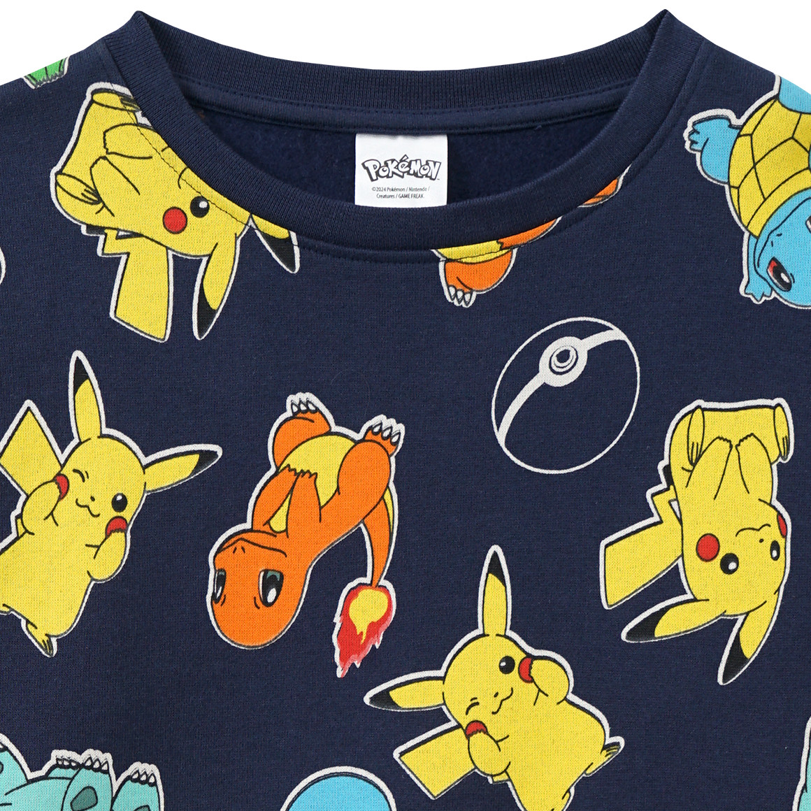 Topolino Pokémon Sweatshirt mit Allover-Print dunkelblau