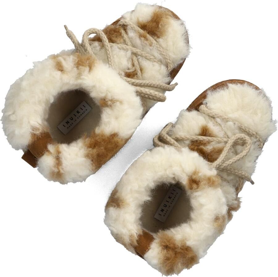 INUIKII Vachtlaarzen Dames Teddy Maat: 39 Materiaal: Textiel Kleur: Bruin