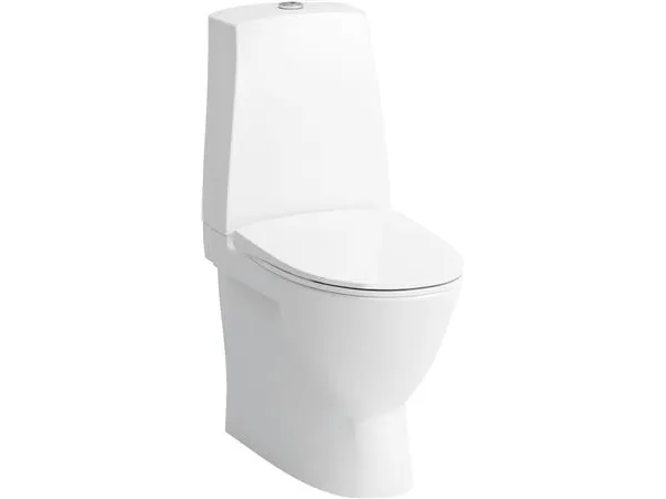 LAUFEN PRO N gulvstående WC med P-lås back-to-wall lim, LCC