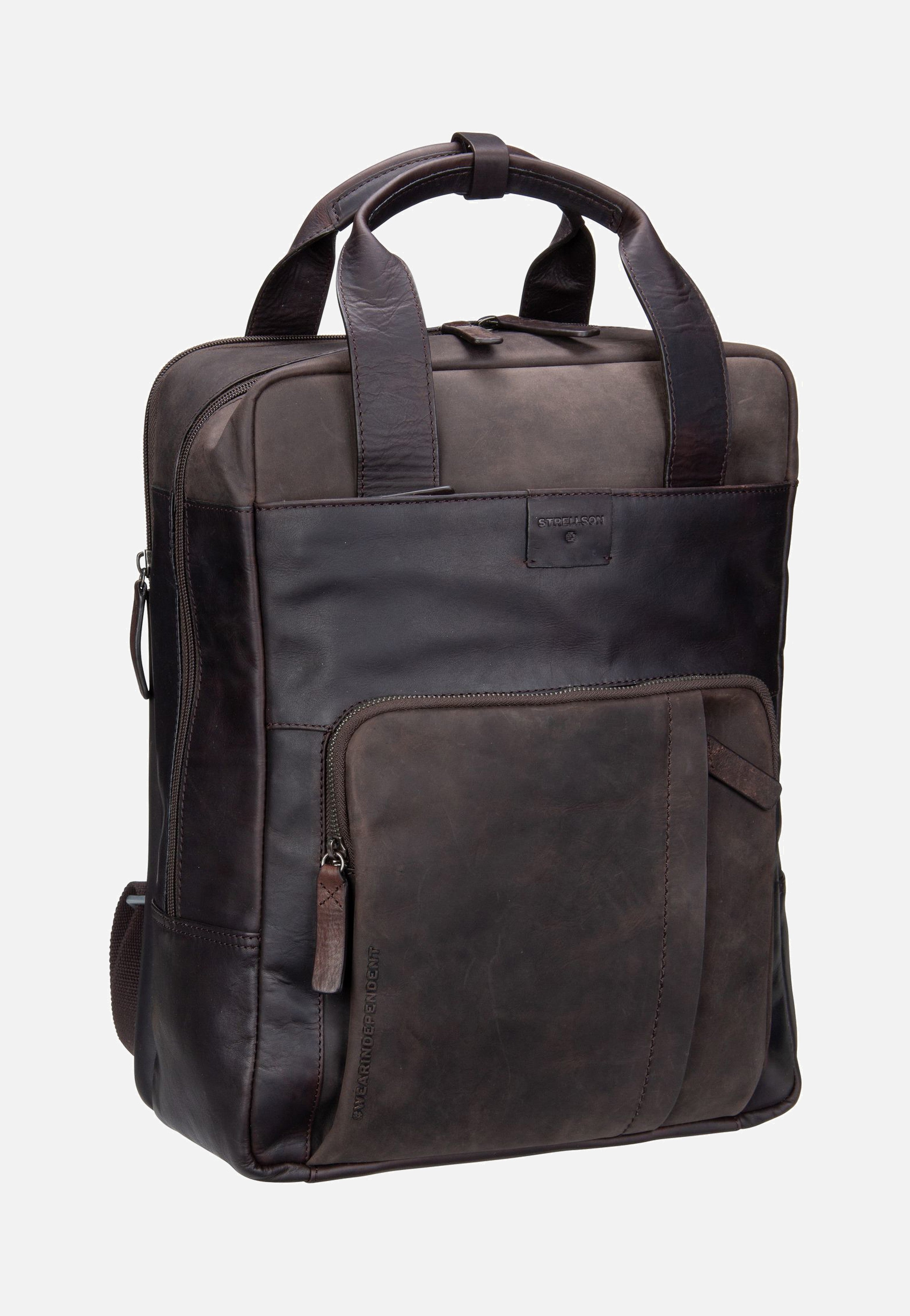 Brick Lane Josh Backpack LVZ Dark Brown - Rucksack