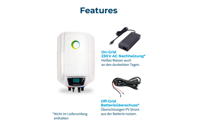 Fothermo photovoltaischer Boiler 550 W
