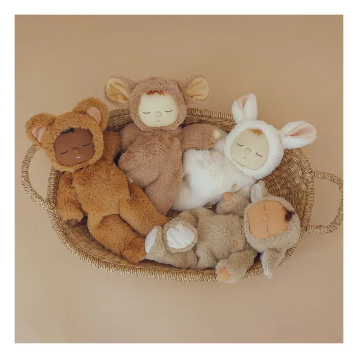 Olli Ella Doudou Cozy Dinkums Souris | Marron