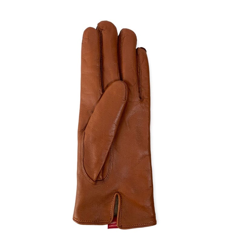 Caridei Dames Handschoen Glace met Touchscreen Cognac