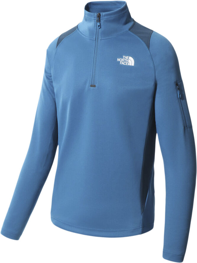 The North Face Ao Midlayer 1 4 Zip Fleecetroje Blå