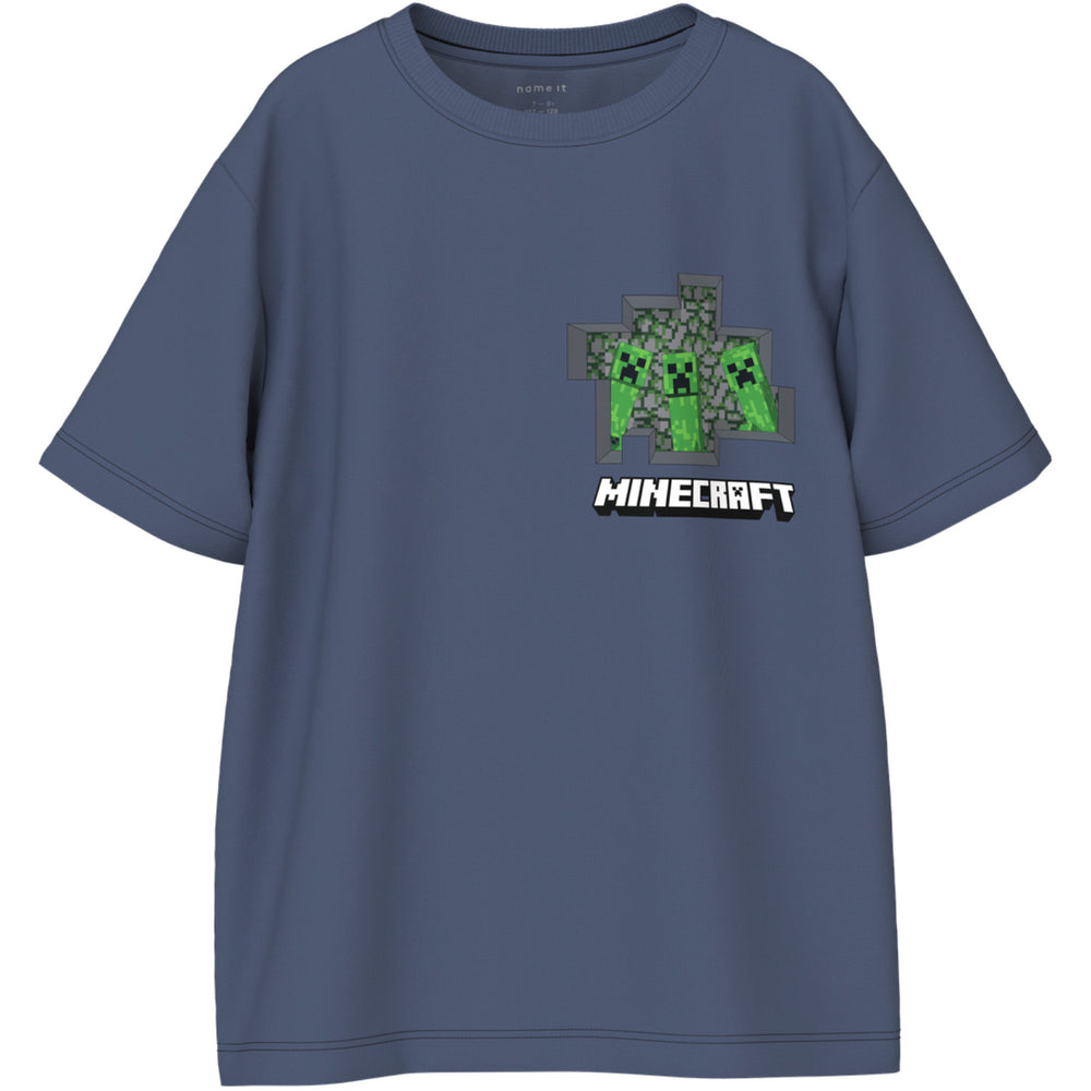 Køb Name It Vintage Indigo Nkmasant Minecraft Ss Nreg Top Bfu