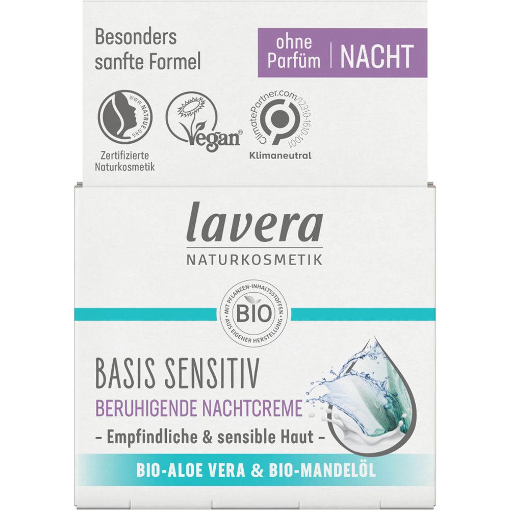 lavera basis sensitiv Beruhigende Nachtcreme