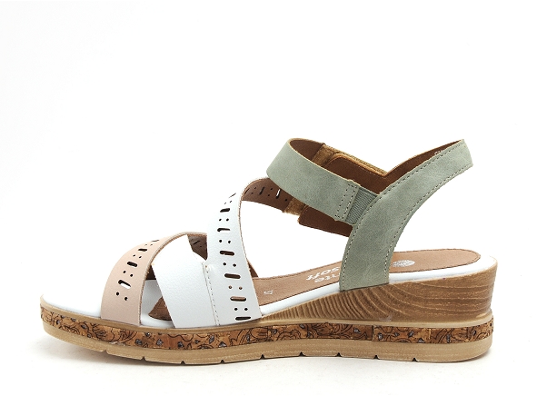 Remonte nu pieds talons femme d3064 blanc