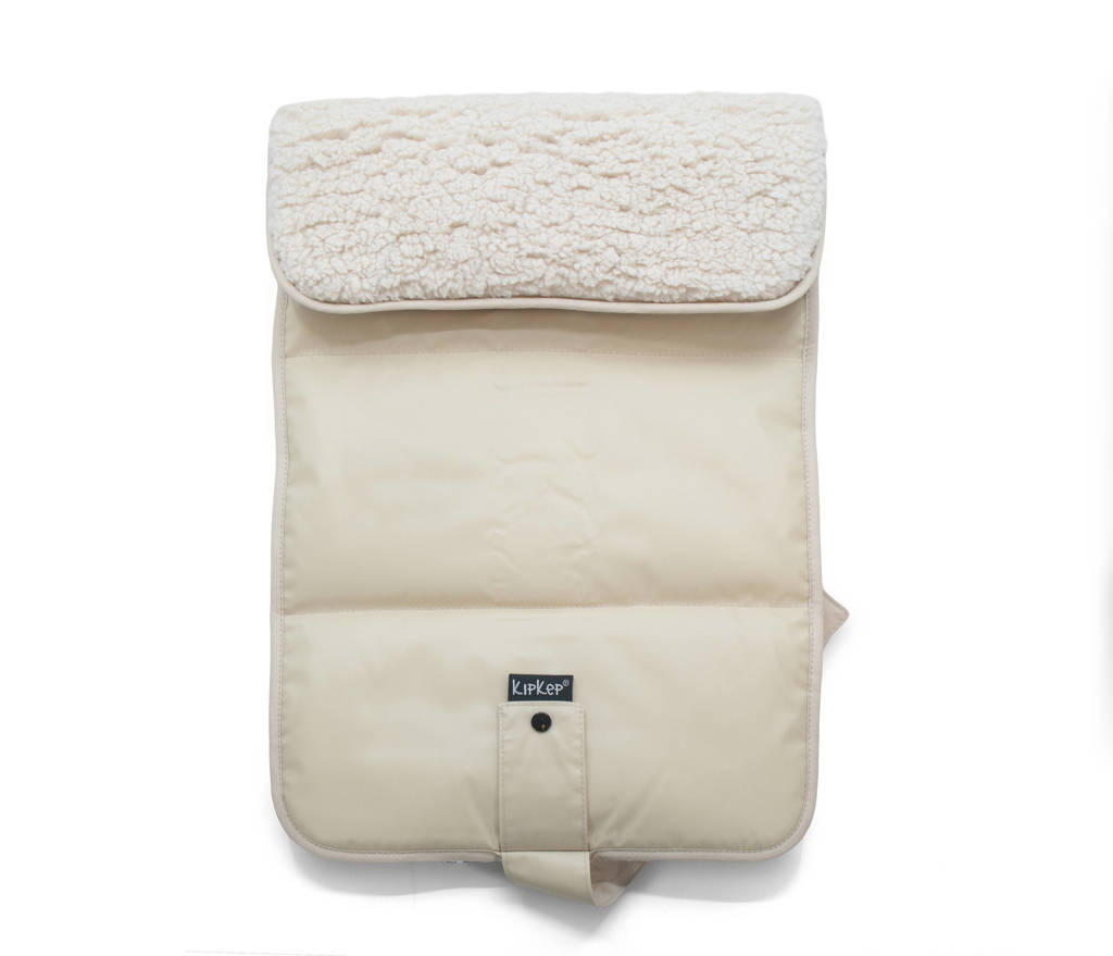 Napper verschoonmatje met teddy beige