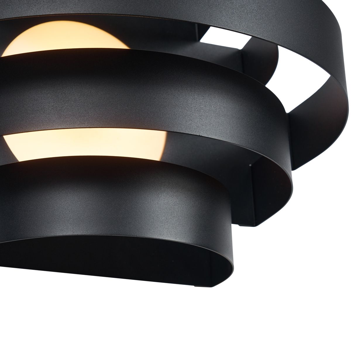 Moderne wandlamp zwart incl. LED 3-staps dimbaar - Lines