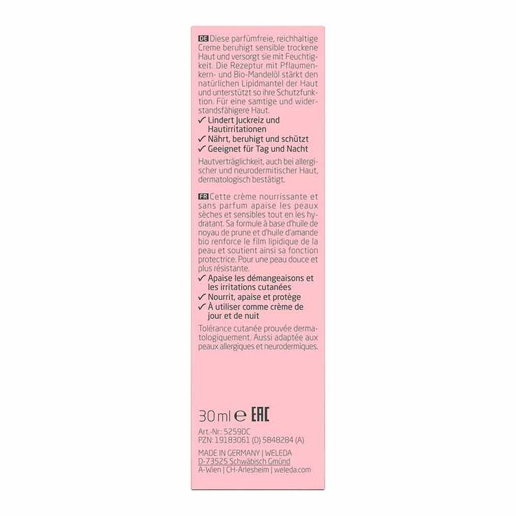 Weleda Sensitiv Feuchtigkeitscreme Mandel, 30 ml
